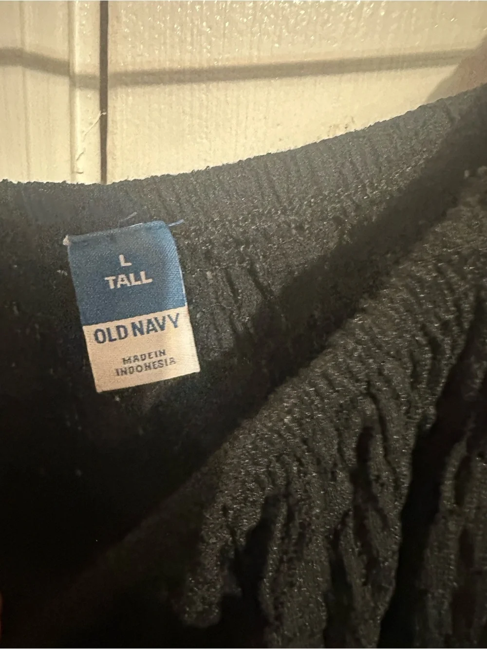 Old Navy Black Puff Sleeve Scoop Neck Top